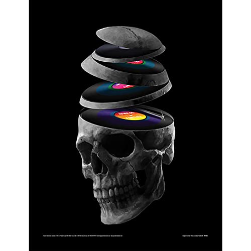 Pyramid International Nicebleed Print Framed Collector Edition (Dead Records), 30cm x 40cm ??? Official Merchandise
