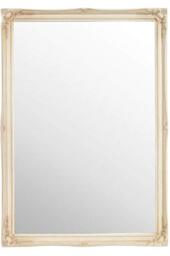 FRAMES BY POST FULL LENGTH IVORY Dressing/Hall Mirror complete with Premium Quality Pilkington's Glass - Overall Size: 49 inches x 16 inches (40cm x 124cm)