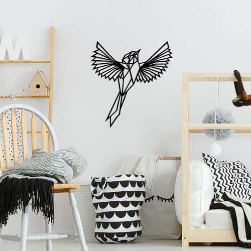 Stylish Black Decorative Metal Wall Accessory, 70 x 75 cm, 100% Metal, 1.5 mm Thickness, Perfect for Modern Home Decor & Unique Wall Art