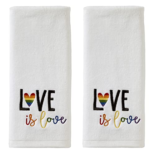 "SKL Home Hand Towel Set, Cotton, Love is Love, 25"" x 16"""