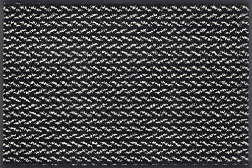 Wash+Dry Doormat Duo Pepper 50 x 75 cm, Washable for Indoor and Outdoor Use