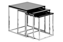 Premier Housewares Nest Of Tables Coffee Table For Living Room Living Room Tables Coffee Table Nest Tables Living Room 42 X 40 X 40 Cm Set Of 3