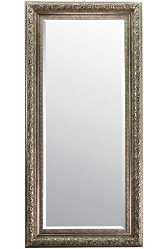 5ft10 X 2ft10 177cm X 86cm Bevelled Elegant Hand Made Large Silver Ornate Mirror