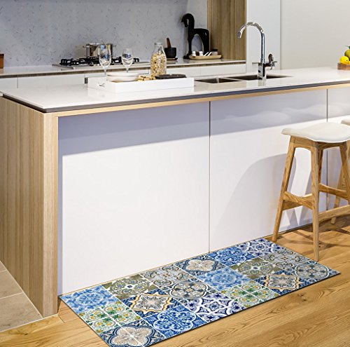 Vilber Grand Chef Lisbon Rug, Vinyl, Multi-Colour, 50 x 140 x 0.2 cm