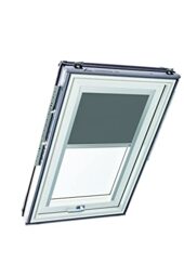 Original Roto Roller Blind Exclusive ZRE Daylight Blind for Roto Roof Windows Guide Rail Silver For Windows Series Designo R6/R8, i8 and Classic 64/84 Size 054/098 - 05/09 Colour Dark Grey