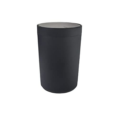 axentia Plastic Cosmetic Bin 5 Litre Black