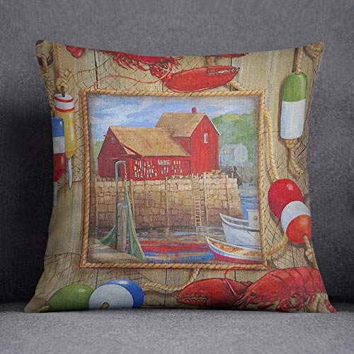 Bonamaison Decorative Cushion Cover, Throw Pillow Case, Size: 45X45 Cm - Designed and Manufactured in Turkey