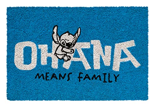 Grupo Erik Door Mat - Disney Stitch Gifts - 15.7 x 23.6 in - 40 x 60 cm Coconut Coir, Waterproof, Non Slip Door Mats Indoor & Outdoor - Disney Gifts fo Women & for Men
