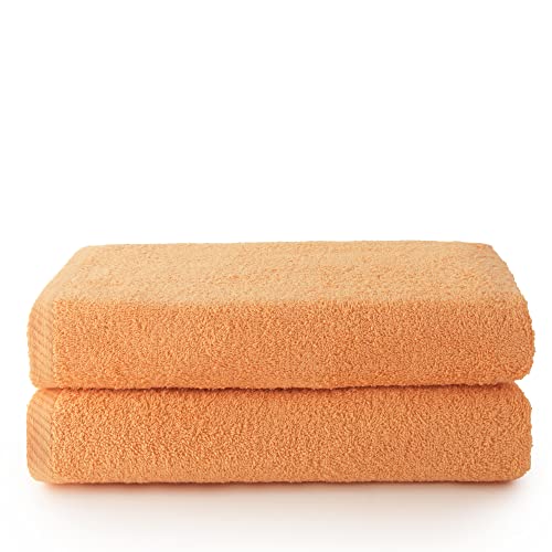 Top Towels – Bath Towels – Set of 2 Bath Towels – 100% Cotton – 500 g/m2 – Measurement 70 x 140 cm