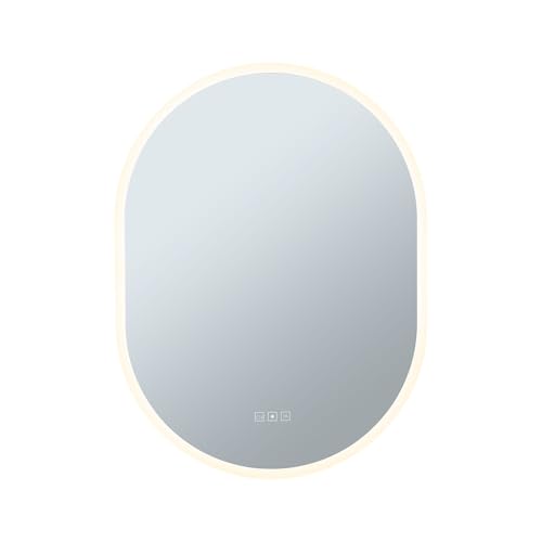 Paulmann 71087 LED Illuminated Mirror Mirra IP44 White Switch 1400lm 230V 22W dimmable White, Mirror Bathroom luminaire