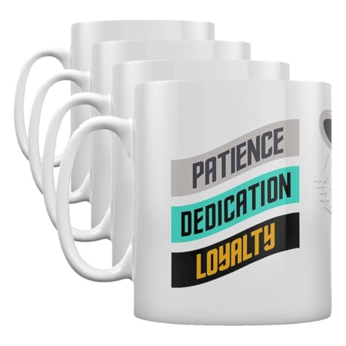 Pyramid International Harry Potter Ceramic Mug with Hufflepuff Badger and Character Traits in Presentation Box - Official Merchandise (Pack of 4)