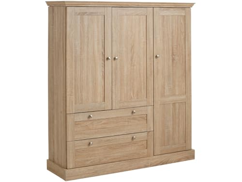 LOFT24 Binz Large Storage Cupboard Oak 2BX, 35x122x130cm (DxWxH)