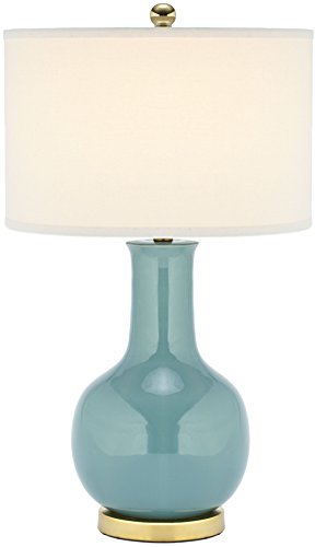 SAFAVIEH Modern Ceramic Table Lamp, in Light Blue