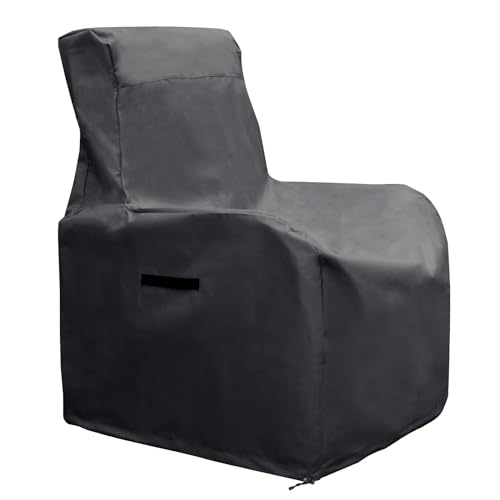 Skypatio Patio Chair Cover Waterproof, Outdoor Furniture Storage Cover for All Weather Protection (Black)
