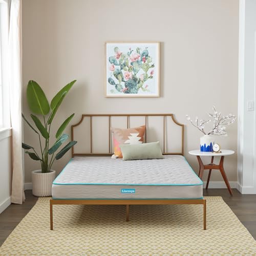 Linenspa 6 Inch Innerspring Full XL Mattress with Foam Layer - Firm Feel - CertiPUR-US Certified - Mattress in a Box