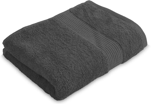 Le linge de Jules Bath Towel 90 x 150 cm – 100% Cotton – 450 g/m² – Anthracite