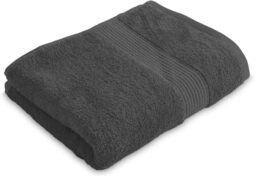 Le linge de Jules Bath Towel 90 x 150 cm – 100% Cotton – 450 g/m² – Anthracite