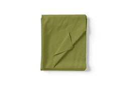 Homemania 13897 Two-Double Sheet, Plain Colour for the Bed, with Green Cotton Pillowcase, 240 x 290 cm