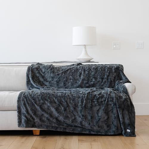 Amazon Black Cozy Blanket GRACED SOFT LUXURIES Charcoal Extra