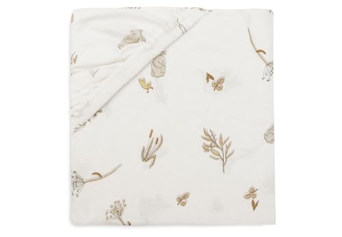 Jollein Jersey Fitted Sheet for Cradles Riverside 40/50 x 80/90 cm 100% Cotton Fitted Sheet Oeko-Tex Certified