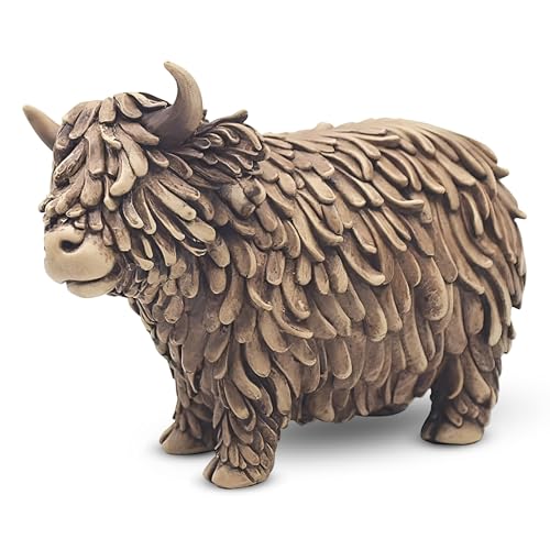 Lesser & Pavey Hughie Highland Cow Home Decor Animal Figurine