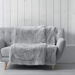 Douceur d'Intérieur Marilou Polyester Blanket 125 x 150 cm Grey