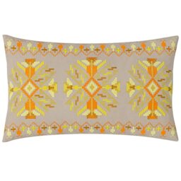 furn. Kalina Polyester Filled Cushion,Yellow,35 x 60cm