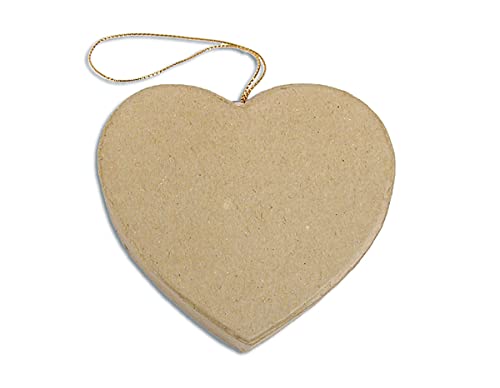 INNSPIRO Paper Mache Pendant, Brown, Small, 2