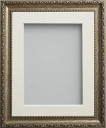 Frame Company Brompton Bronze 8x8 Photo Frame with Ivory Mount for 5x5