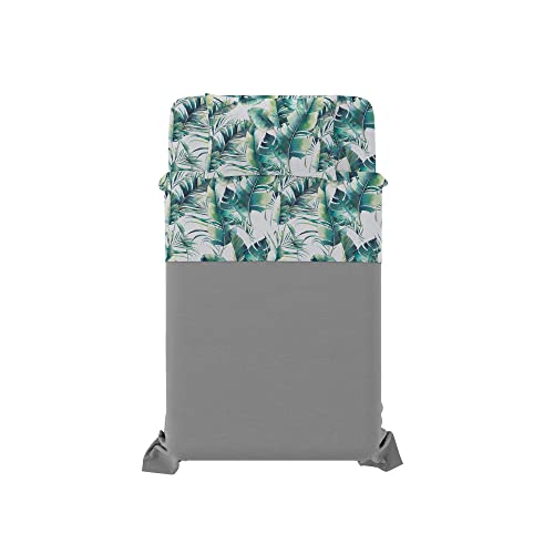 Italian Bed Linen Dafne Maui 100% Microfibre Duvet Cover Set, Small Double