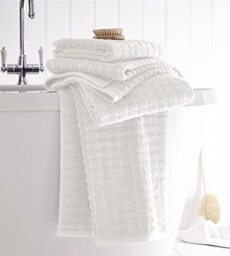 Portfolio, Cotton, White, 2 Hand towel + 2 Bath towel + 2 Bath Sheets