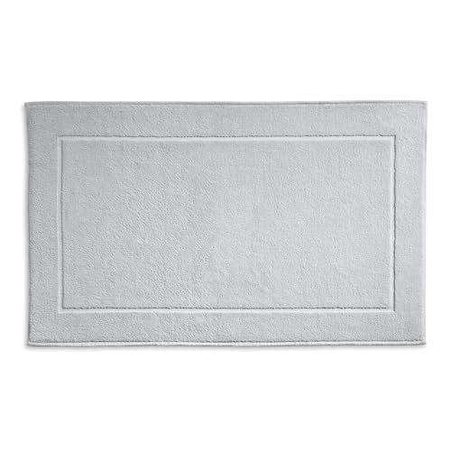 kela Ladessa 23482 Bath Mat 60 cm x 100 cm 100% Cotton Rock Grey Washable at 60 °C Suitable for Underfloor Heating