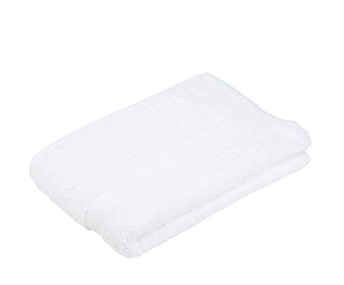 G??zze - Set of 2 New York Bath Towels, Luxuriously Soft and Absorbent, 100% Cotton, 70 x 140 cm - White
