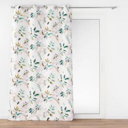 Douceur d'Intérieur, Dilaris Eyelet Curtain 140 x 280 cm Polyester Printed