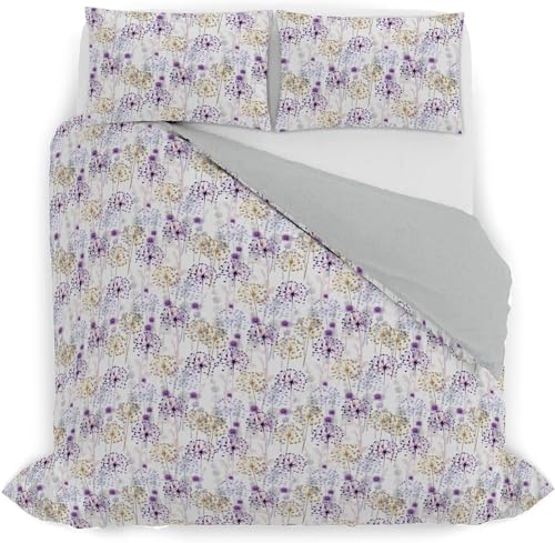Italian Bed Linen Watercolor Duvet Cover Set, 10, Double