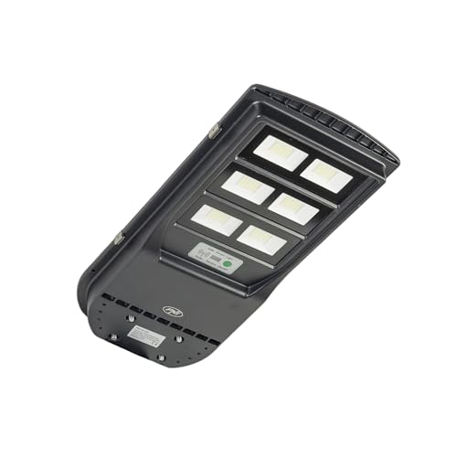 PNI SL220 200W Street Lighting lamp, with Built-in 15W Solar Panel, 6500K, 1700lm, 3 x Built-in 15Ah Battery, Microwave Motion Sensor