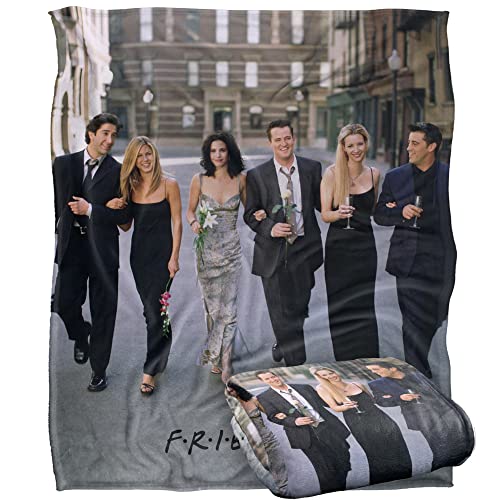 FRIENDS Fancy Walk Officially Licensed Silky Touch Super Soft Throw Blanket 152 x 127 cm
