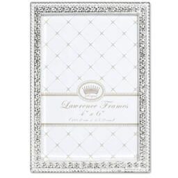 Lawrence Frames Picture Frame, Metal, Silver, 4x6