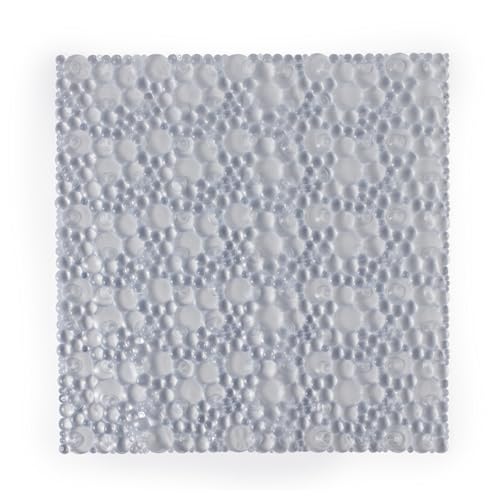 Beldray LA032685UFFEU7 Anti-Bac PVC Shower Mat – Bath Mat with Anti-Slip Suction for Secure Use, Easy to Clean, Treated with Anti-bac protection, Resists Staining and Bacteria Build Up, 68 x 39 cm