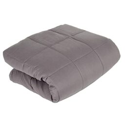 Hodge and Hodge Weighted Blanket Grey Heavy Calming Sleep Therapy Glass Beads 130 x 150cm 6kg