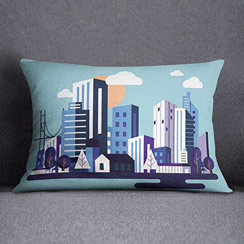 Questo Casa Decorative Cushion Cover, Cushion Cover, Home Decoration, for Sofa, Coffee, Size: 35 x 50 cm – Designed and Made in Türkiye