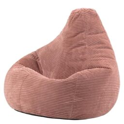 icon Dalton Cord Bean Bag with Filling Included, Pink