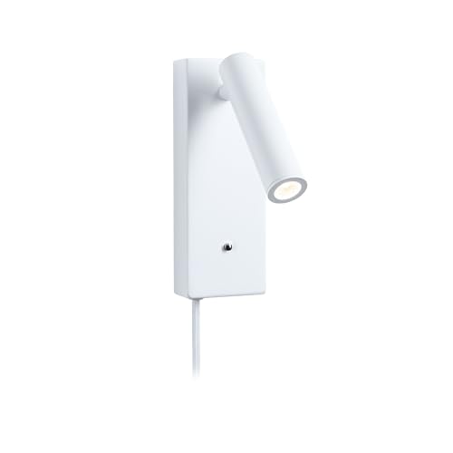 Paulmann 71108 LED Wall luminaire Hulda USB C 3000K 130lm 230V 2.5W dimmable White matt Wall Reading lamp