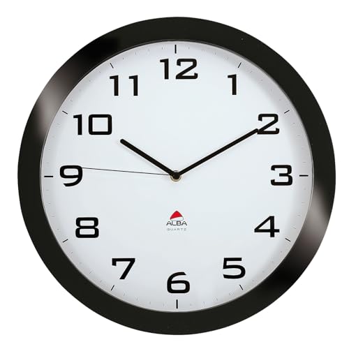 Alba Horissimo Large Silent Clock black