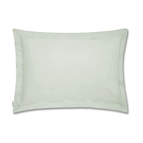 Plain Dyed Cotton Percale Green 200TC Oxford Pillowcase 50 x 80 cm