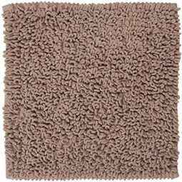 Sealskin Twist Bath Mat, Microfibre, Sand, 60 x 3 x 60 cm