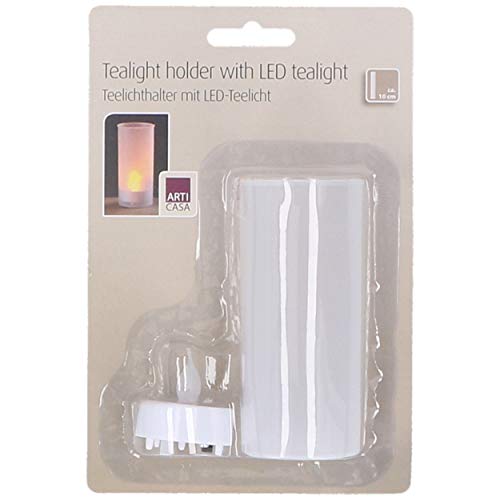 Arti Casa Teal Light Holder and LED Light, 10 cm, Teal 3X AG3, 97363