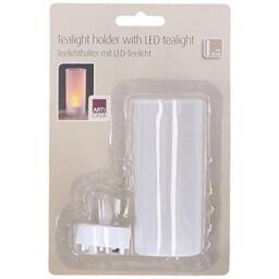 Arti Casa Teal Light Holder and LED Light, 10 cm, Teal 3X AG3, 97363