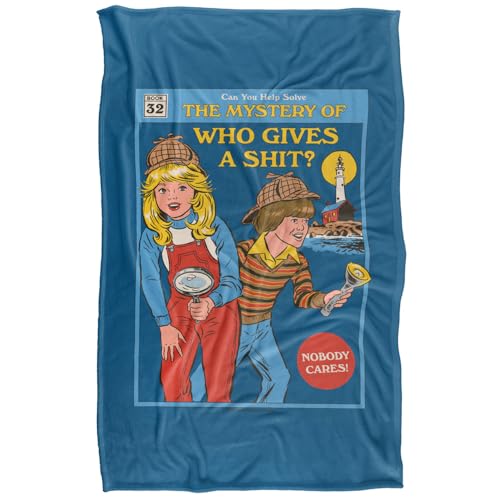 Steven Rhodes Who Gives A Shit Silky Touch Super Soft Throw Blanket 91 X 147 Cm