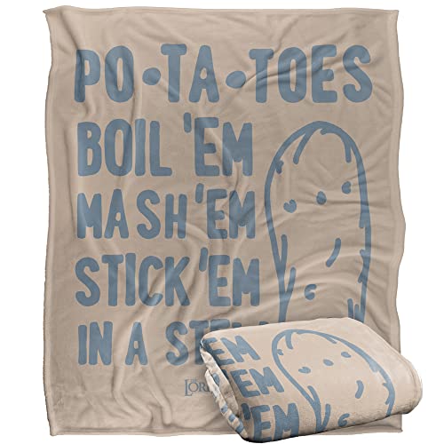 LORD OF THE RINGS Blanket, 152 x 127 cm The Taters Silky Touch Super Soft Throw Blanket